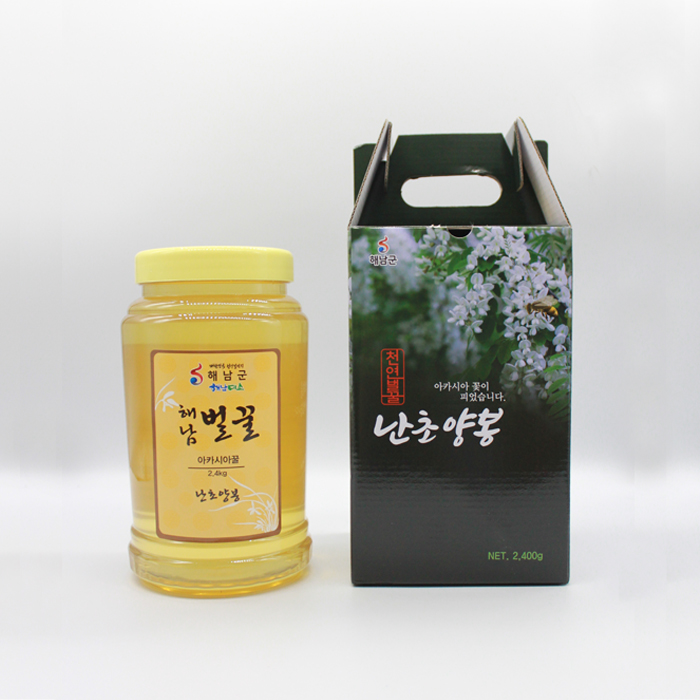 천연 아카시아꿀 2.4kg